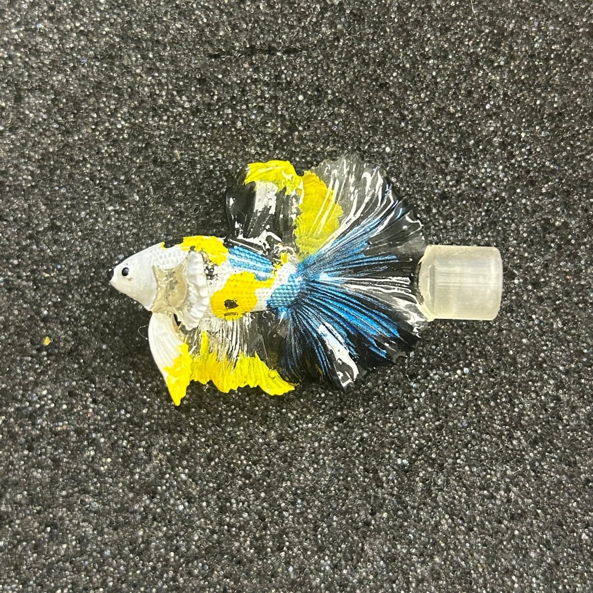Betta Halfmoon Flare Stick - Hand Painting Shrink Plastic