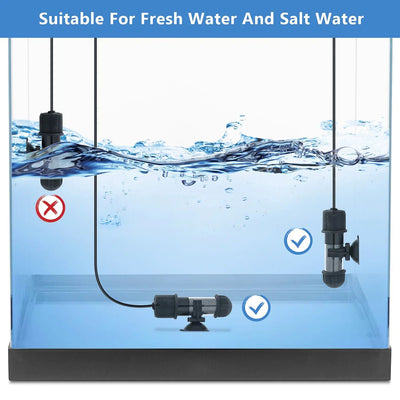 Hygger Mini Pro Aquarium Heater 10W | Submersible Nano Tank Heater with LED Display Aquarium Heater 10W 10W