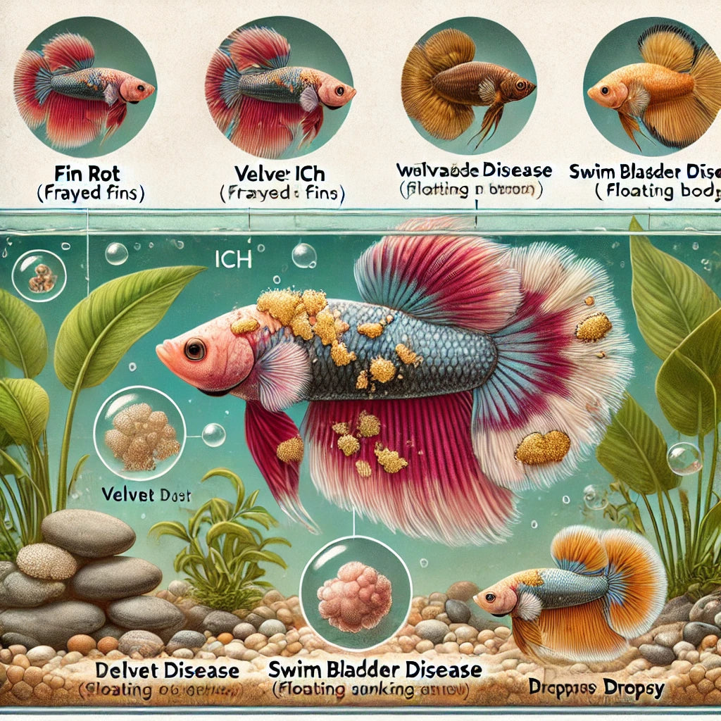 Common diseases of Betta fish