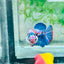 Plakat Red Koi Galaxy Female Betta #170