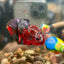 Red Copper Galaxy Plakat - Male Betta 118