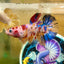 Giant multicolor Koi Plakat - Male Betta 072 BO 5cm