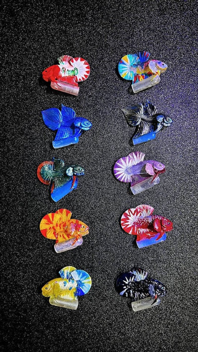 Betta Fish Flare Stick | Hand-Painted 3D Printed Betta Exercise Toy | Aquarium Enrichment for Betta Fish Care & Health Small Animal Toys Avatar Stardust 3d printed