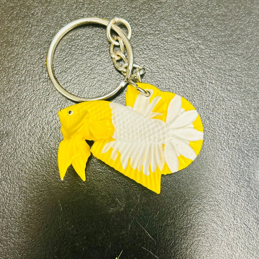 Betta Fish Keychain — Realistic 3D Hand-Painted Accessories accessories