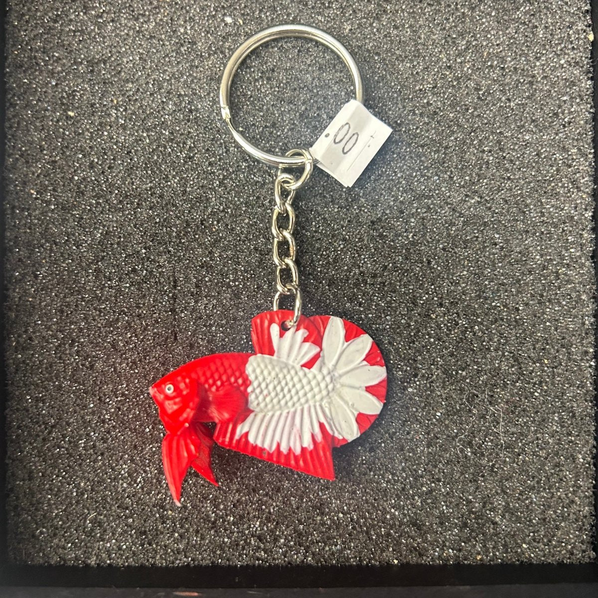 Betta Fish Keychain — Realistic 3D Hand-Painted