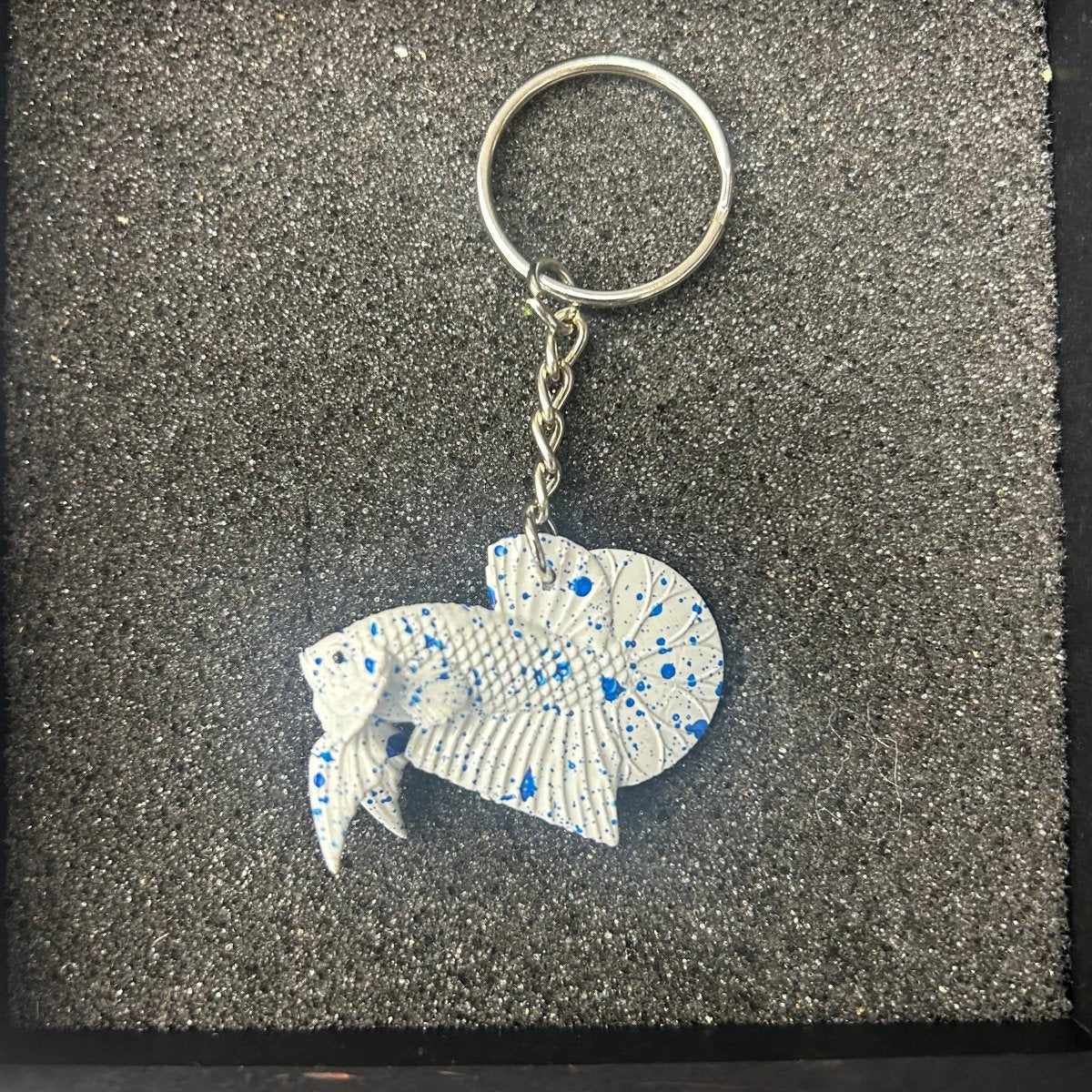 Betta Fish Keychain — Realistic 3D Hand-Painted