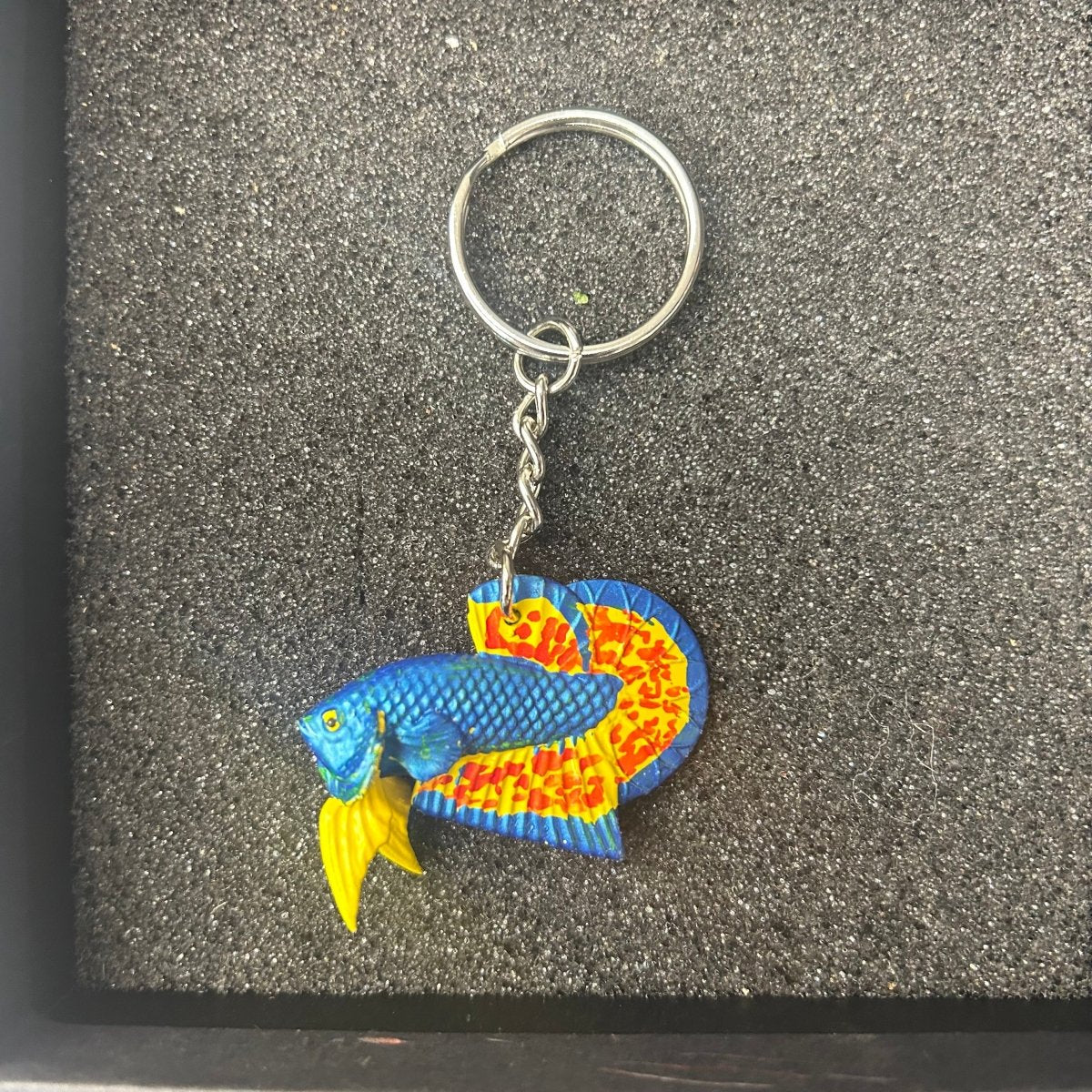 Betta Fish Keychain — Realistic 3D Hand-Painted Accessories Design 06 accessories
