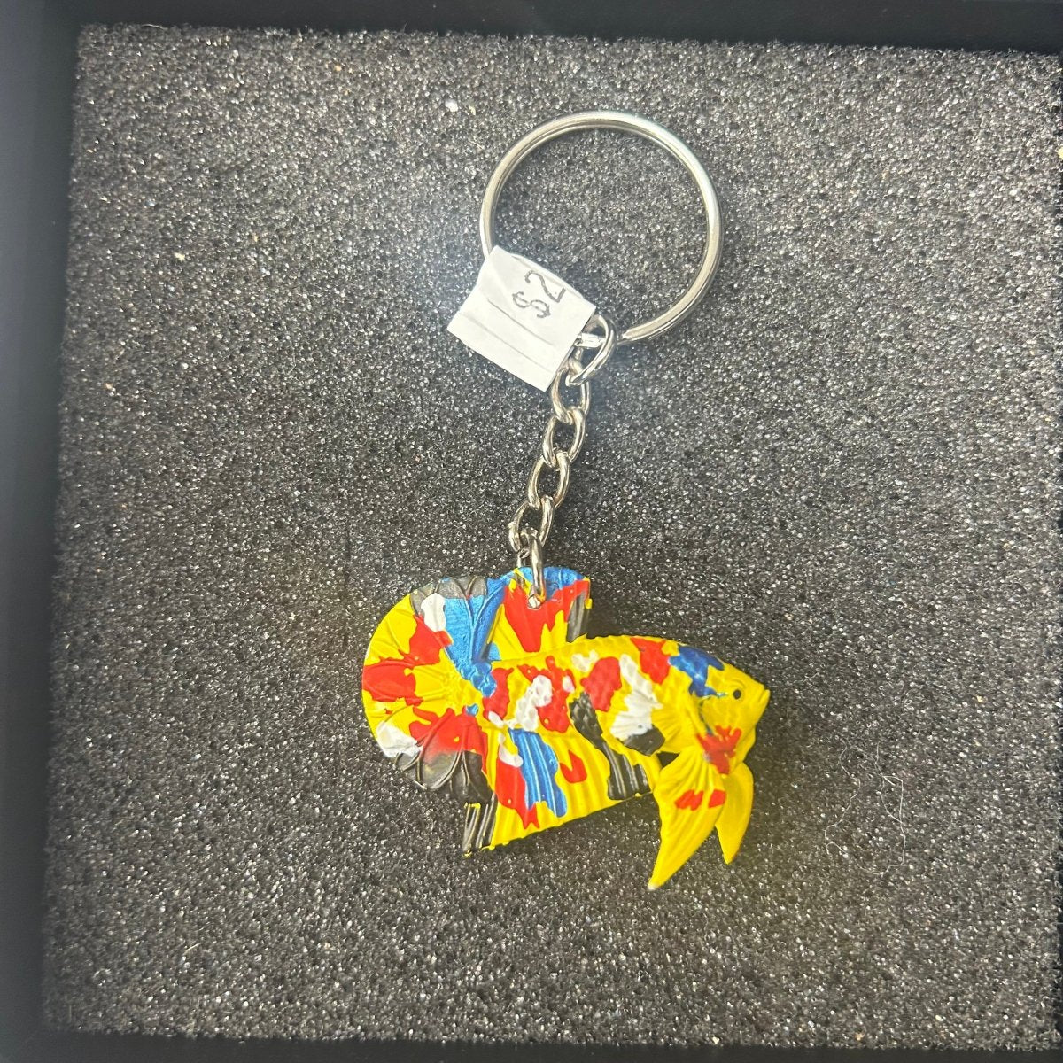 Betta Fish Keychain — Realistic 3D Hand-Painted