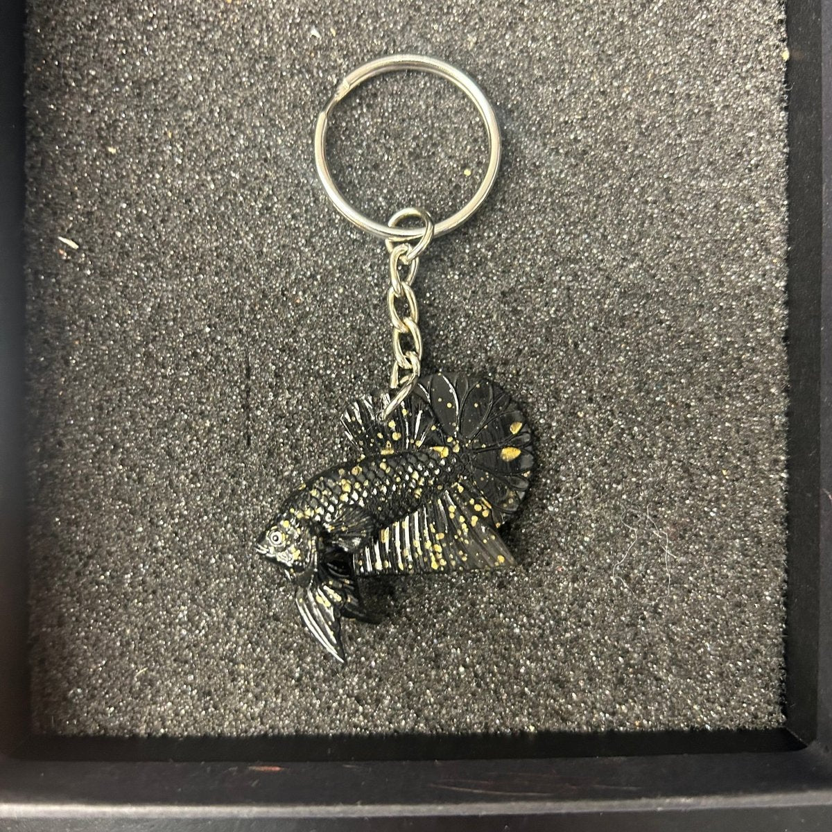 Betta Fish Keychain — Realistic 3D Hand-Painted