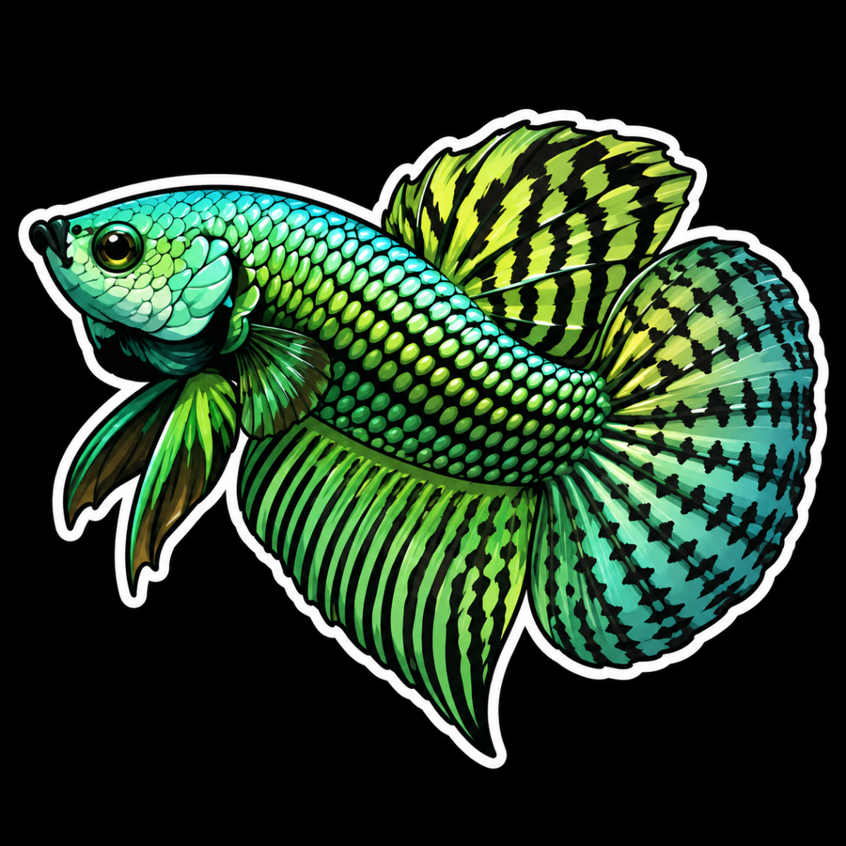 Betta Fish Stickers