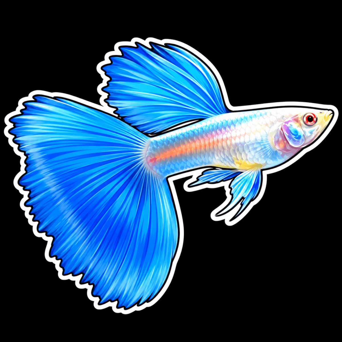 Betta Fish Stickers