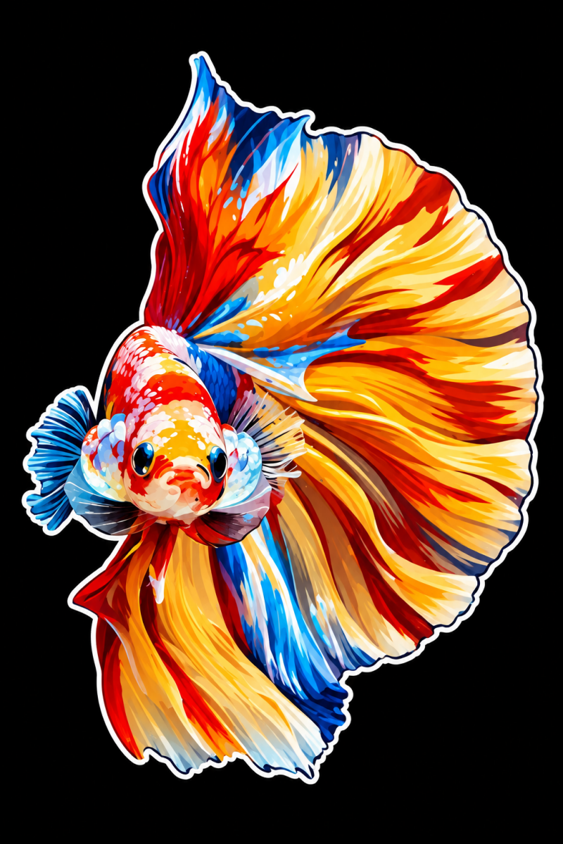 Betta Fish Stickers
