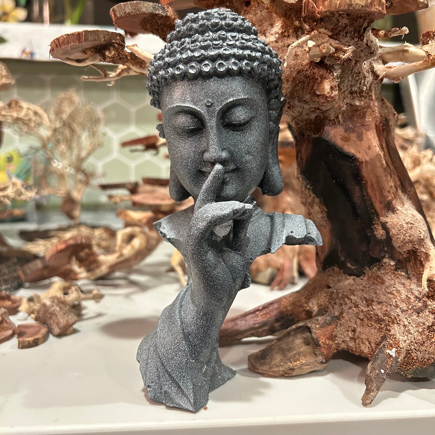 Budda Stone Figure Aquarium Decor