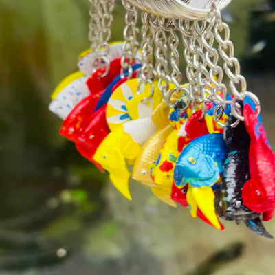 Betta Fish Keychain — Realistic 3D Hand-Painted