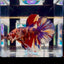 [Rare] Giant Koi Multicolor Bigtail A80 - Male Betta