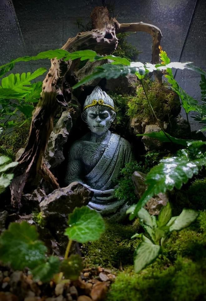 Wukong Stone Figure Aquarium Decor